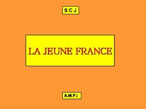LA JEUNE FRANCE PAR RENE PONS